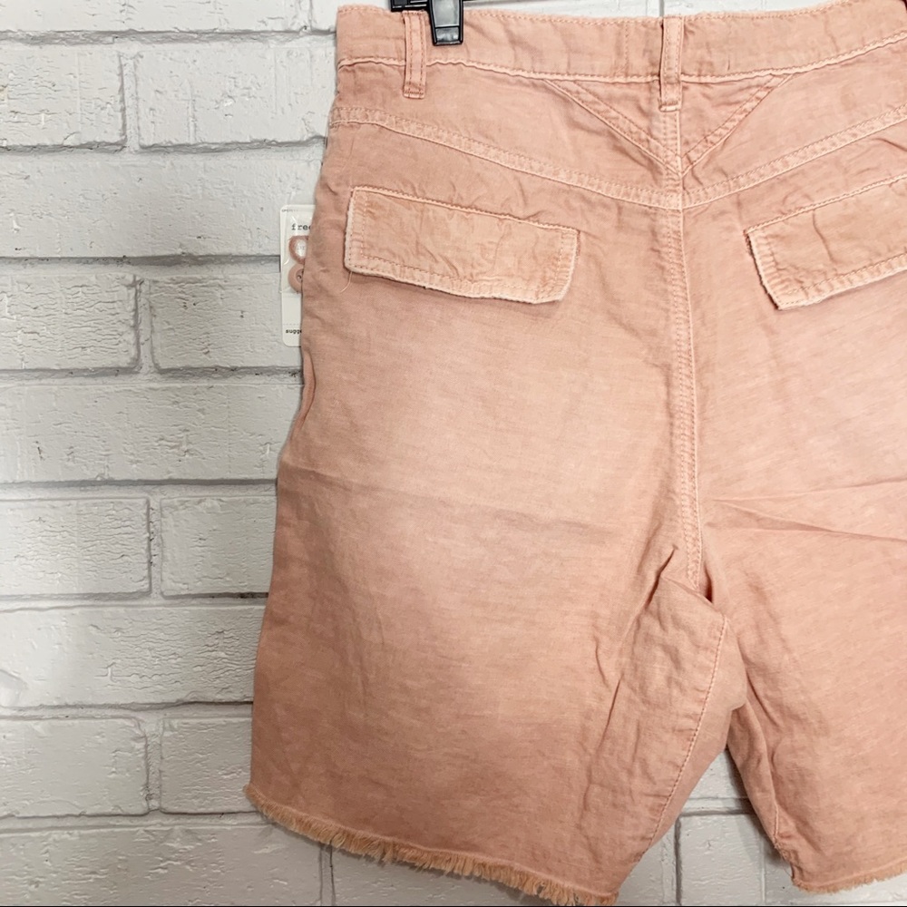 Free People Women’s Utility Braided Rose Shorts - Picture 12 of 16